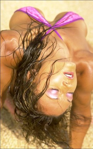 Adorable Japanese teen Mai Kitamura frees her bush from cute underwear